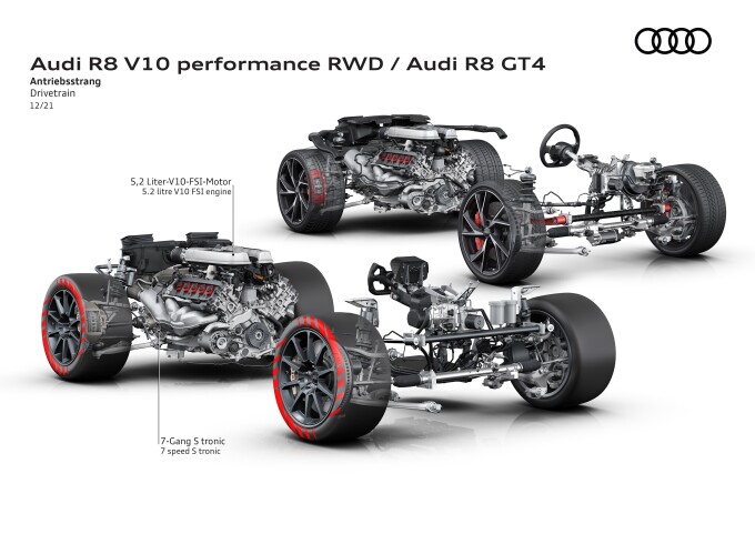 15 R8 V10 C performance RWD GT4