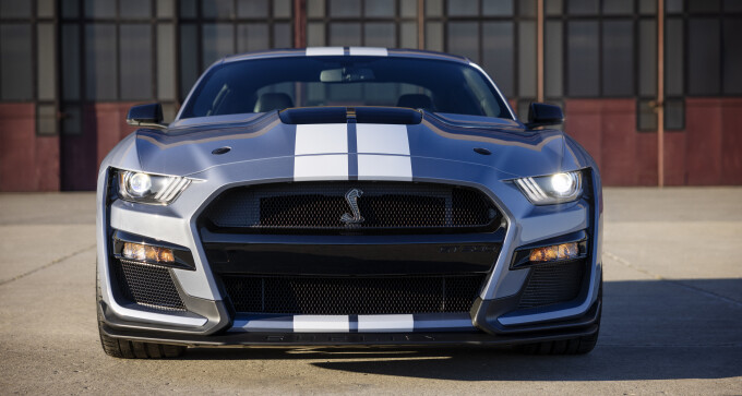 Preproduction model shown. Available spring 2022. GT500 and Shelby are registered trademarks of the 