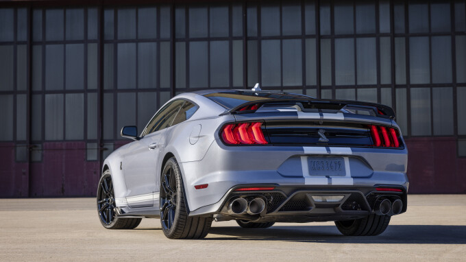 Preproduction model shown. Available spring 2022. GT500 and Shelby are registered trademarks of the 