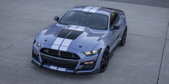 Preproduction model shown. Available spring 2022. GT500 and Shelby are registered trademarks of the 