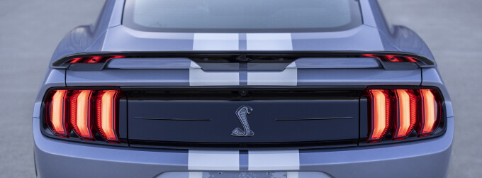 Preproduction model shown. Available spring 2022. GT500 and Shelby are registered trademarks of the 