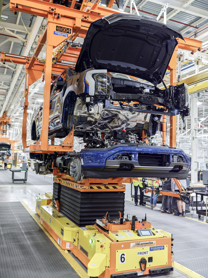The manufacturing technology in the Rouge Electric Vehicle Center is just as innovative as the F-150