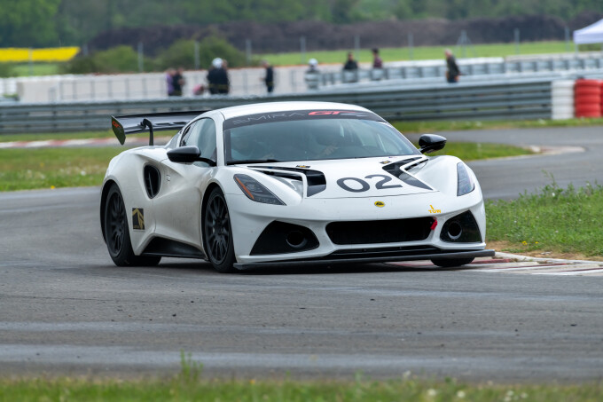 Lotus Emira GT4 hot laps at Hethel 1
