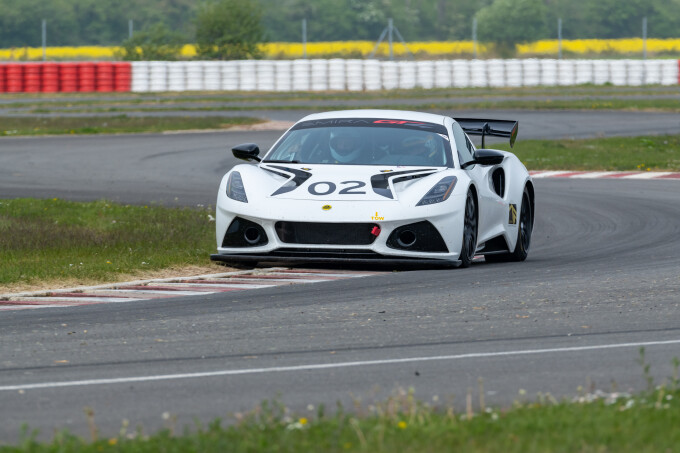 Lotus Emira GT4 hot laps at Hethel 3