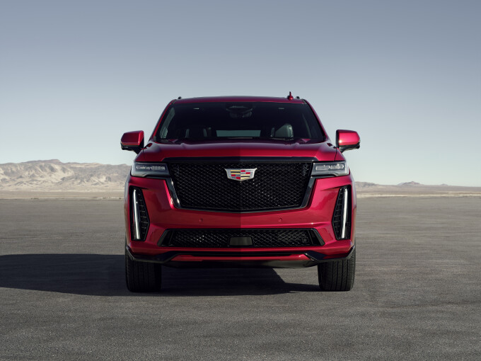 The 2023 Cadillac Escalade will be the first SUV todonthe high-performance V-Series badge.Preproduct