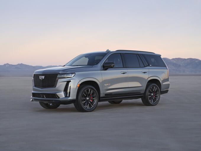 The Escalade V's design amplifies the power within.