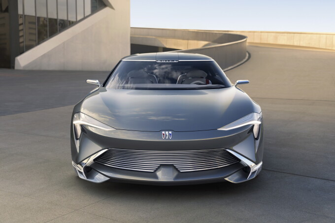 Buick Wildcat EV concept front view.