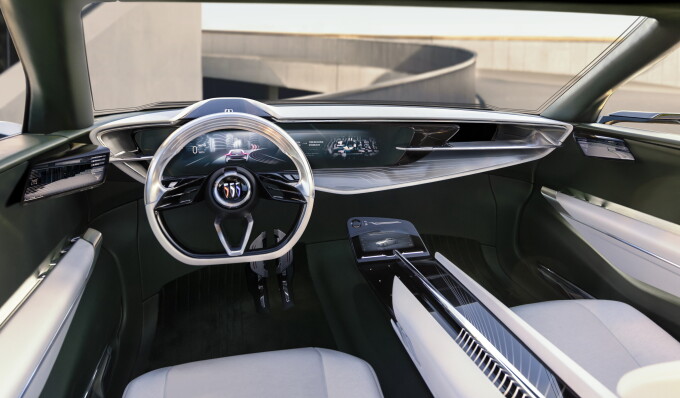 Buick Wildcat EV concept interior.