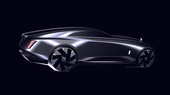 2 SPECTREUNVEILED–THEFIRSTFULLY ELECTRICROLLS ROYCE CONCEPTSKETCH REAR3 4
