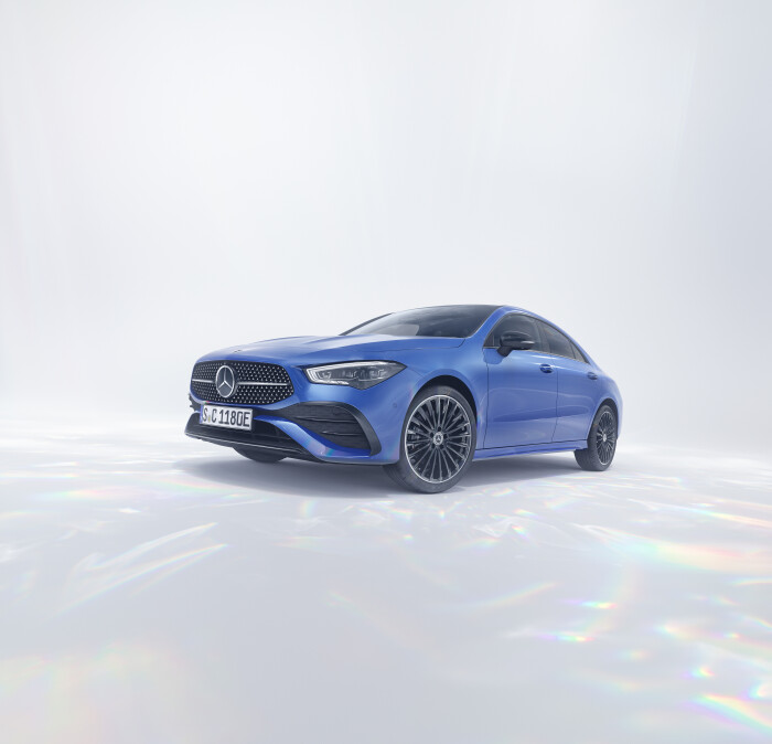 Mercedes-Benz CLA 250 e Coup: fuel consumption combined, weighted (WLTP preliminary) 1.1-0.8 l/100 km, electricity consumption combined, weighted (WLTP preliminary) 16.9-14.9 kWh/100 km, CO2 emissions combined, weighted (WLTP preliminary) 24-18 g/km. Data on fuel consumption, CO2 emissions, power consumption and range are provisional and have been determined internally in accordance with the WLTP test procedure certification method. To date, there are neither confirmed values from an officially recognised testing organisation nor an EC type approval nor a certificate of conformity with official values. Differences between the stated figures and the official figures are possible. Mercedes-Benz CLA 250 e Coup: fuel consumption combined, weighted (WLTP preliminary) 1.1-0.8 l/100 km, electricity consumption combined, weighted (WLTP preliminary) 16.9-14.9 kWh/100 km, CO2 emissions combined, weighted (WLTP preliminary) 24-18 g/km. Data on fuel consumption, CO2 emissions, power consumption and range are provisional and have been determined internally in accordance with the WLTP test procedure certification method. To date, there are neither confirmed values from an officially recognised testing organisation nor an EC type approval nor a certificate of conformity with official values. Differences between the stated figures and the official figures are possible.