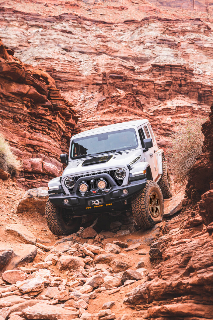 Rubicon 20thAnniversary Level II by American Expedition Vehicles (AEV) upfit for 2023 Jeep Wrangler Rubicon 392 features 37-inch BF Goodrich All-Terrain KO2 tires