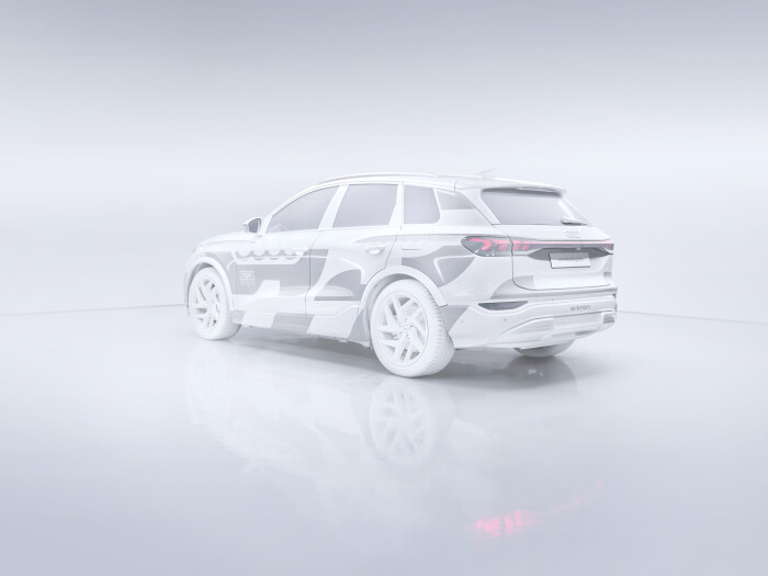 The Audi Q6 e tron is the first model series based on the newly developed Premium Platform Electric (PPE) and the new E electronics architecture.