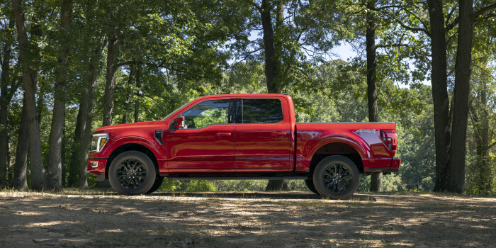 2024 Ford F-150 preproduction model shown with optional features. Available early 2024. Actual production vehicle may vary.