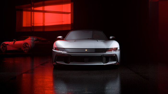 New Ferrari V12 ext 08 Design white media